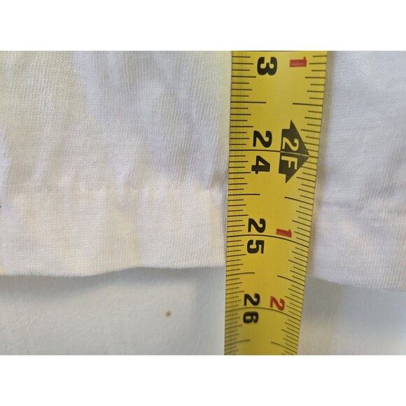 Vintage Nova University T Shirt Mens M Ringer Tee Florida White 80s USA - Picture 6 of 7